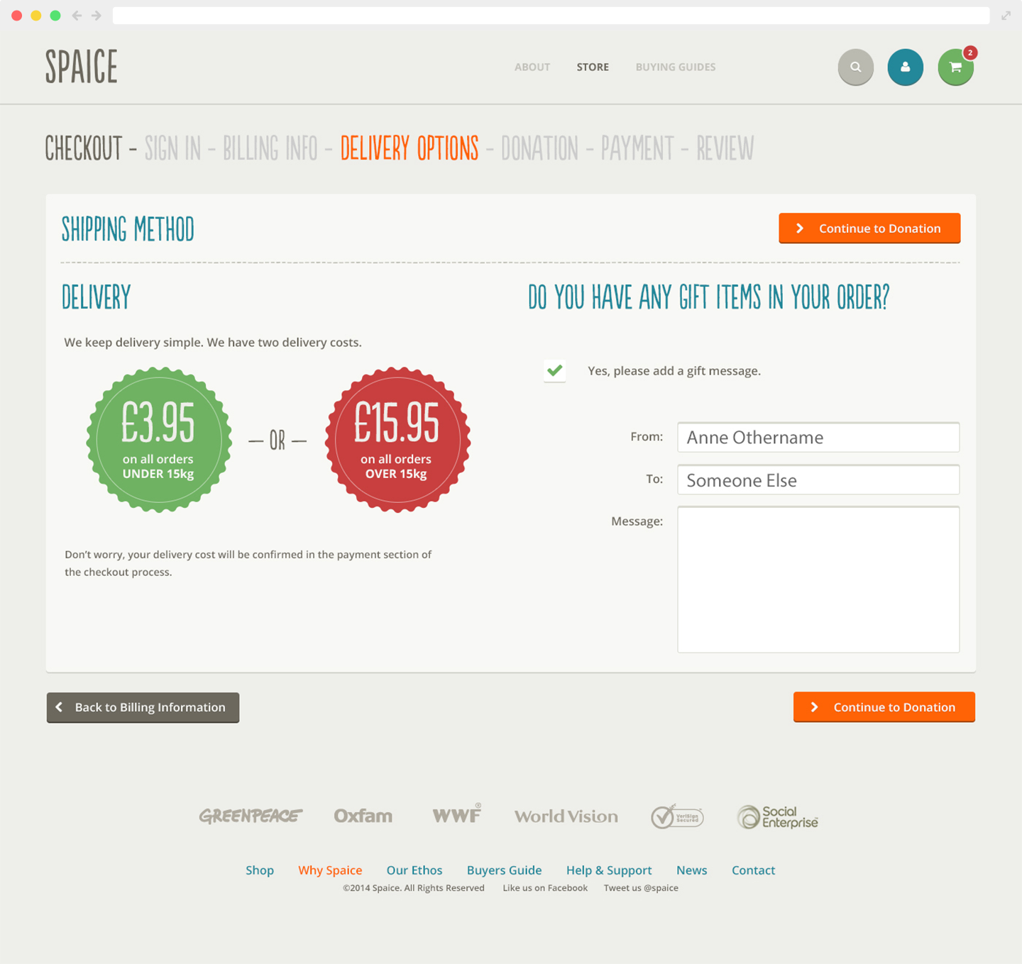 spaice Homepage